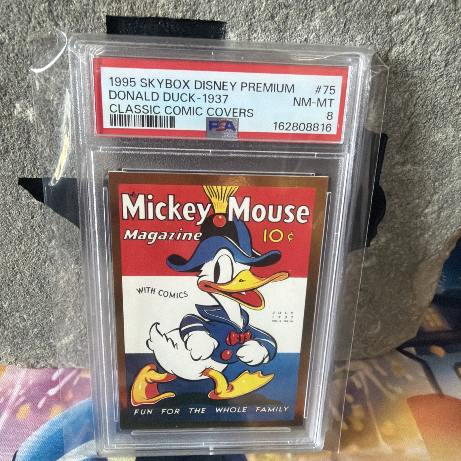 1995 SkyBox Disney Premium Donald Duck #75 1937 Classic Comic Covers  2204*