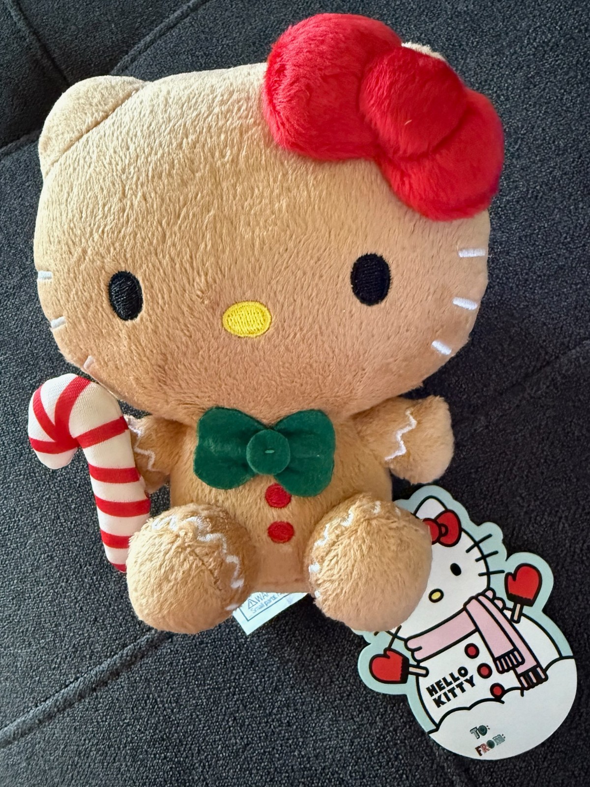 Sanrio Hello Kitty Holiday Christmas Gingerbread Candy Cane Plush 6 Sanrio Hello Kitty Holiday Christmas Gingerbread Candy Cane Plush 6