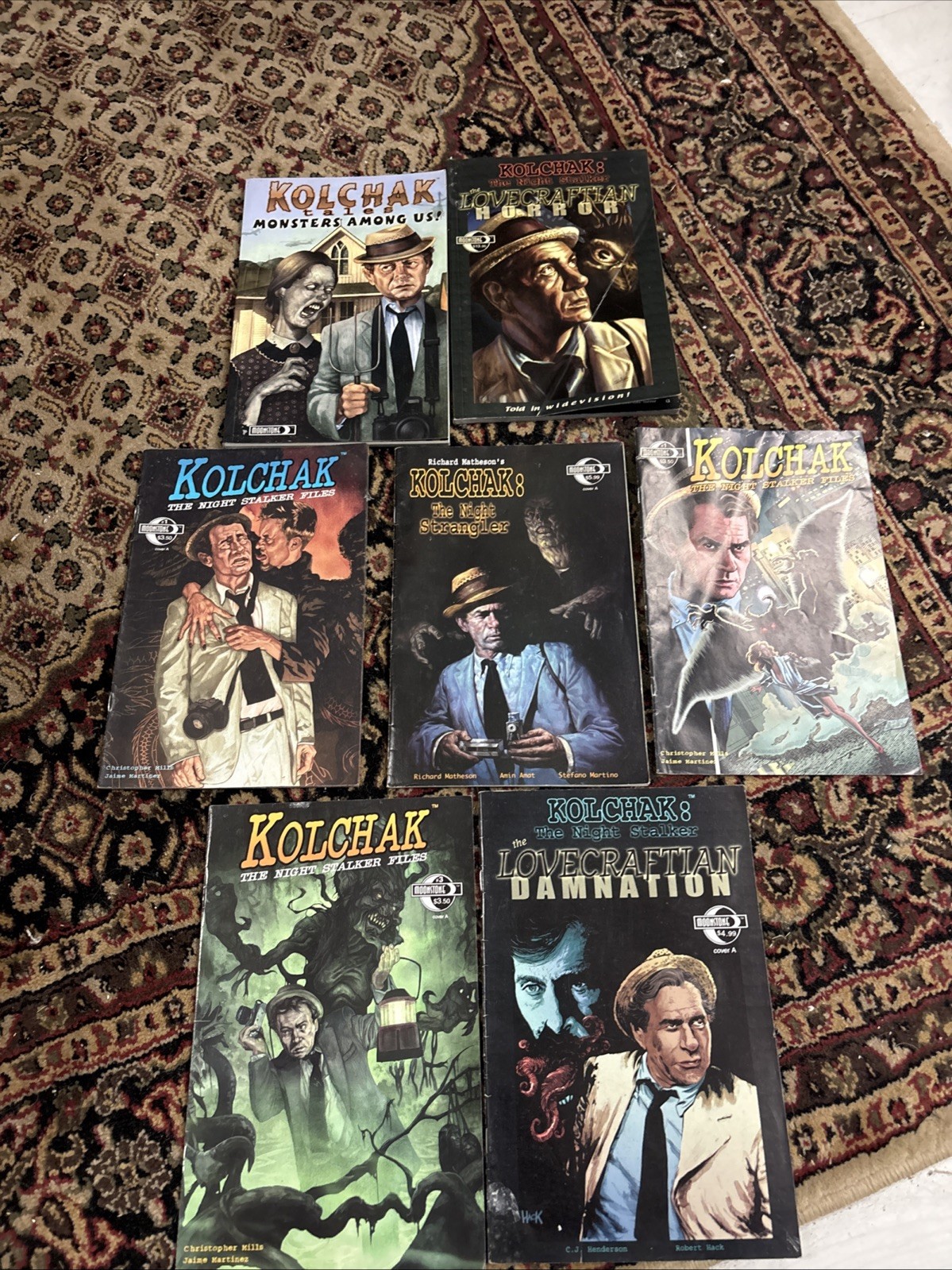 LOT OF 7 KOLCHAK THE NIGHT STALKER FILES SHOTS MOONSTONE 2009-14