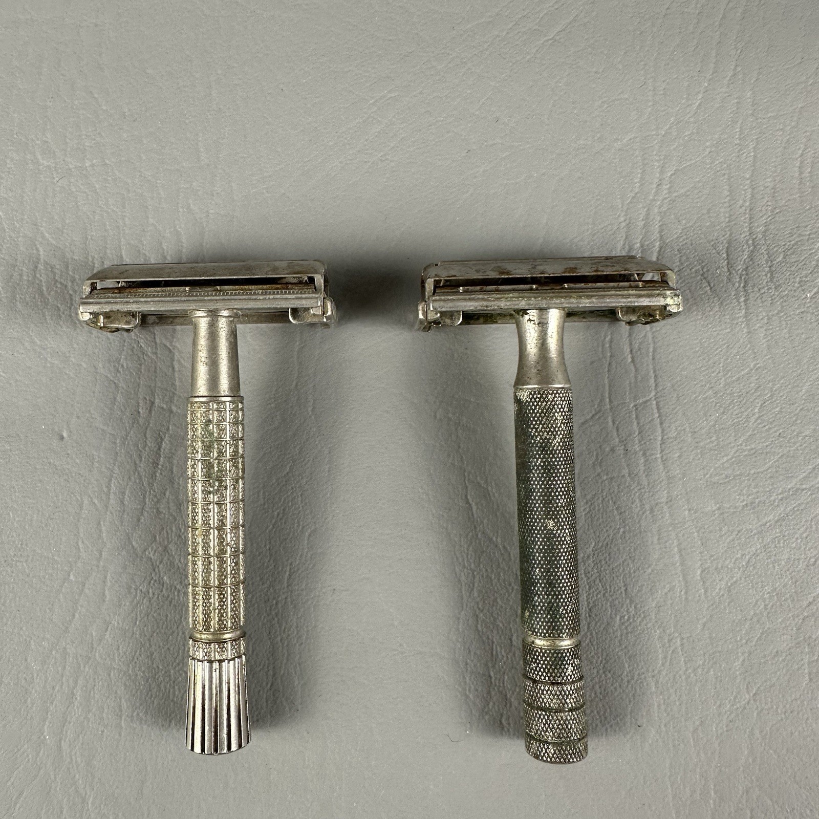 Vintage Gillette Safety Razors Lot of 2 Double Edge