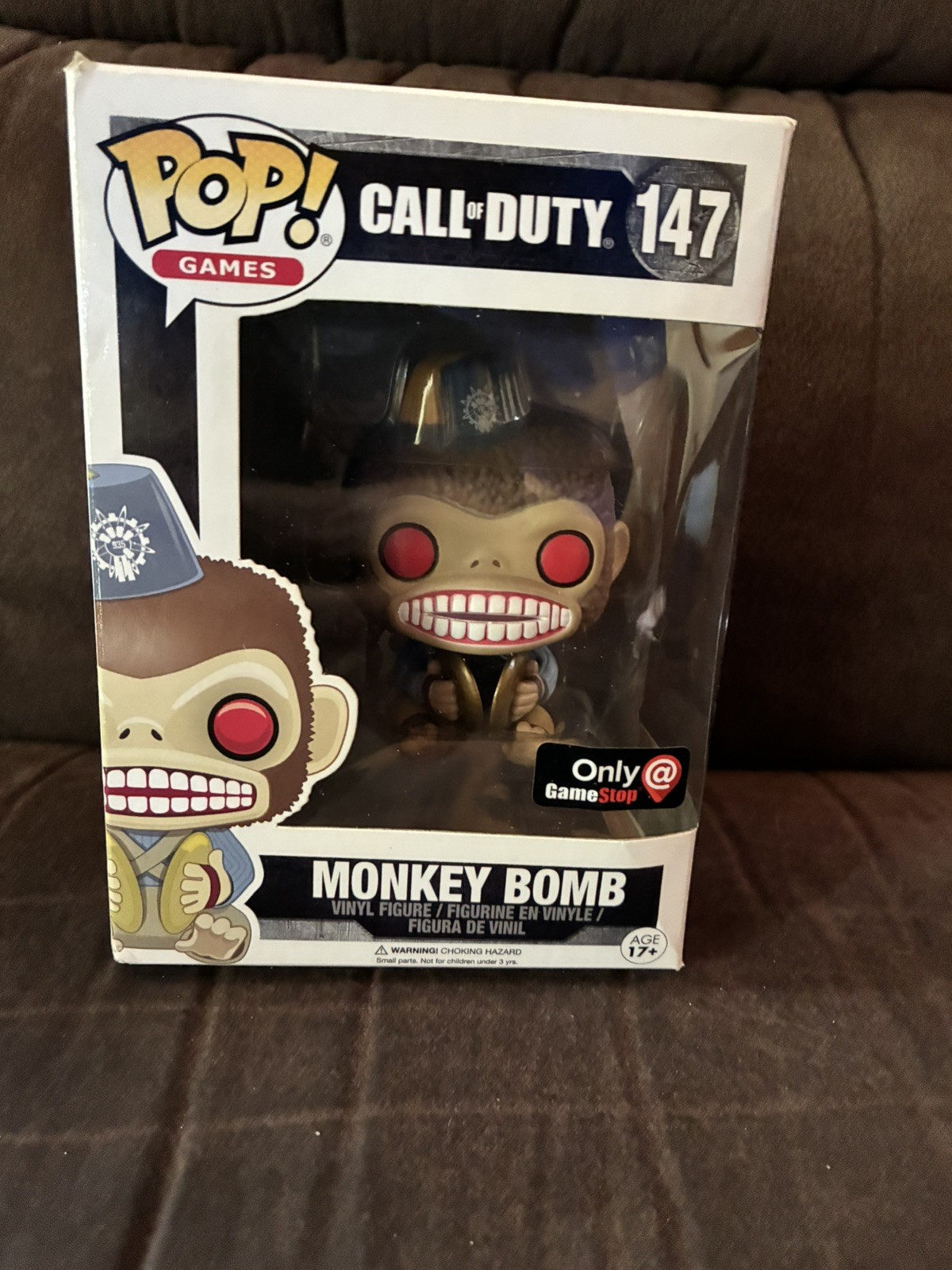 Funko Pop Games Call of Duty Monkey Bomb #147 GameStop Exclusive Vinyl