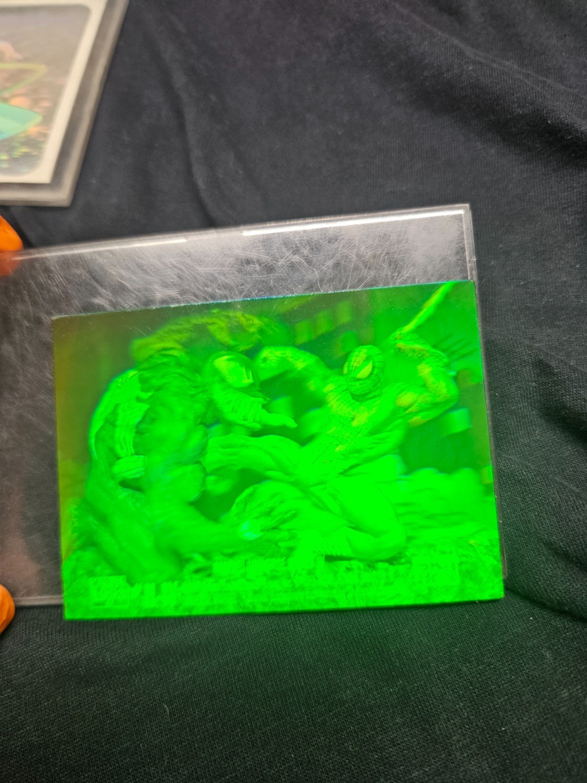 1993 Skybox Marvel Universe IV SPIDER-MAN vs VENOM Hologram Card #H-IV 🔥🔥