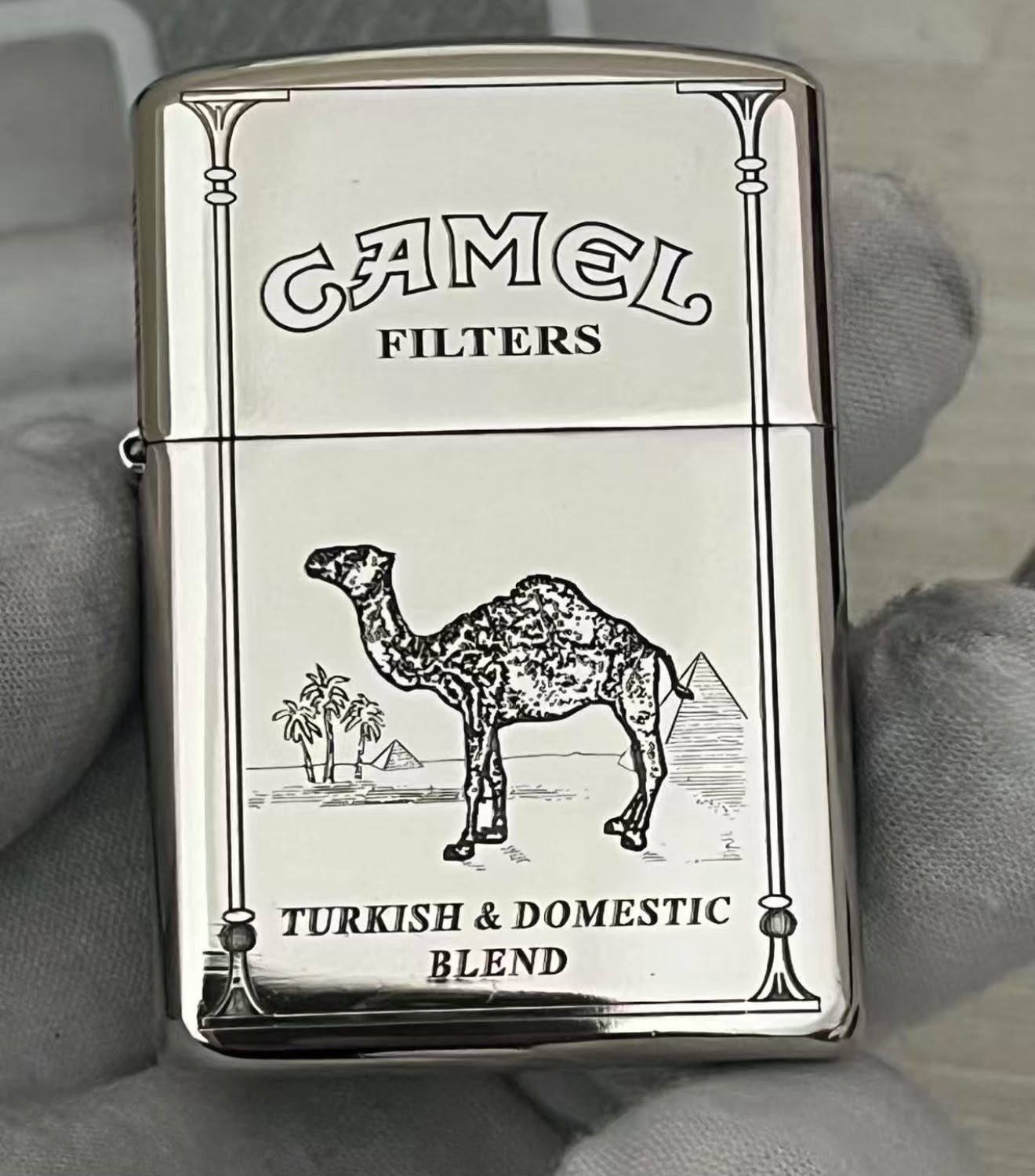 Zippo Lighter Camel Box Silver Windproof New Zippo Lighter Camel Box Silver Windproof New