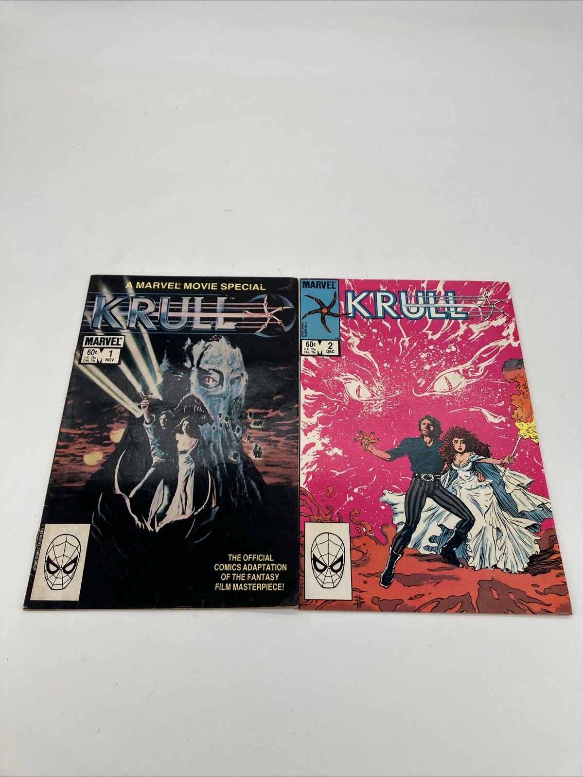 KRULL #1 & 2 Set / Lot Of 2 Comic Books Vintage Marvel 1983 Fast Shipping KRULL #1 & 2 Set / Lot Of 2 Comic Books Vintage Marvel 1983 Fast Shipping