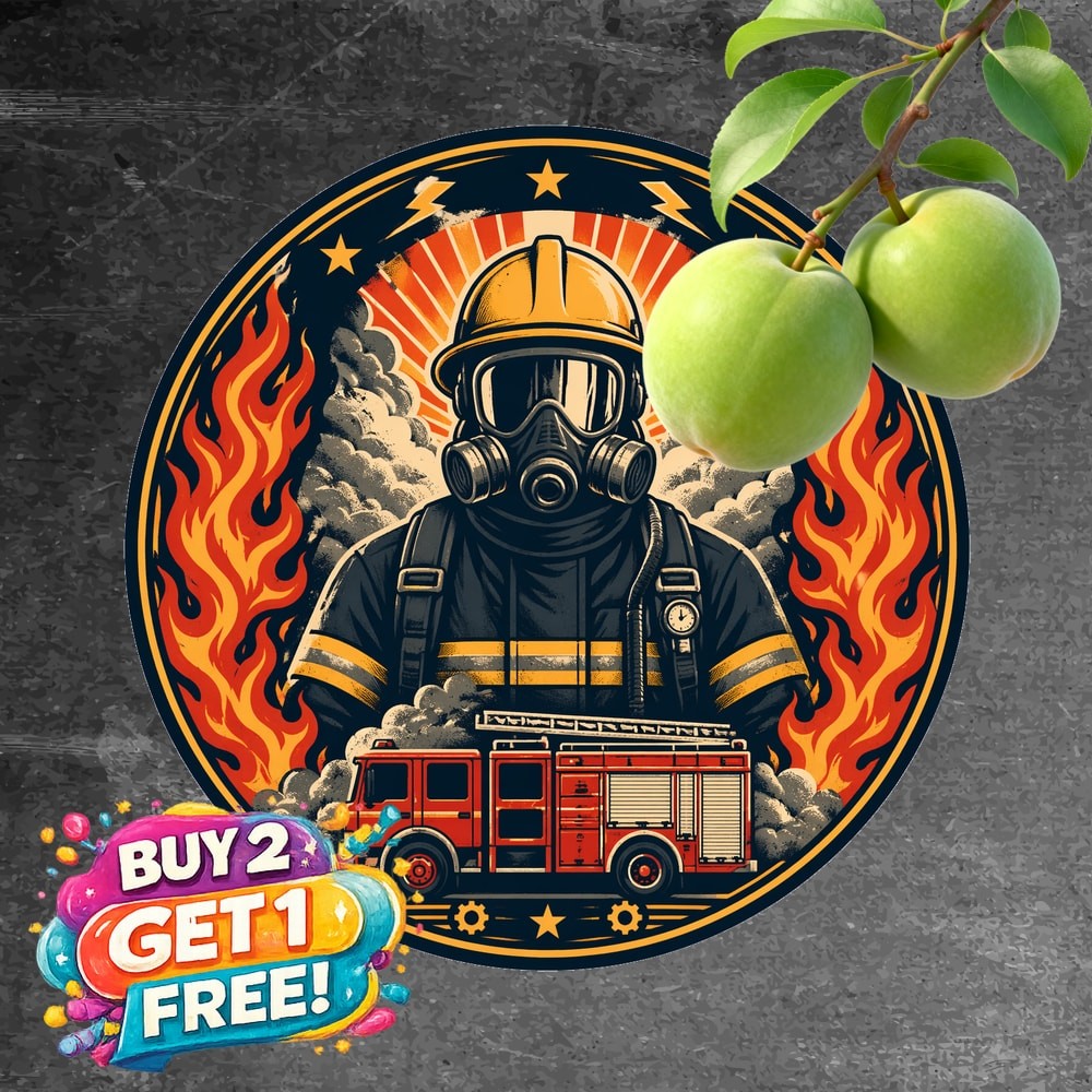 Firefighter Rescuer Hero Helmet Emblem Round Metal Tin Sign Wall Decor 8x8