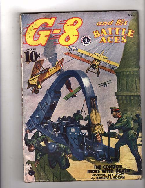 G-8 Battle Aces Oct 1938 "The Condor Rides With Death" Hogan