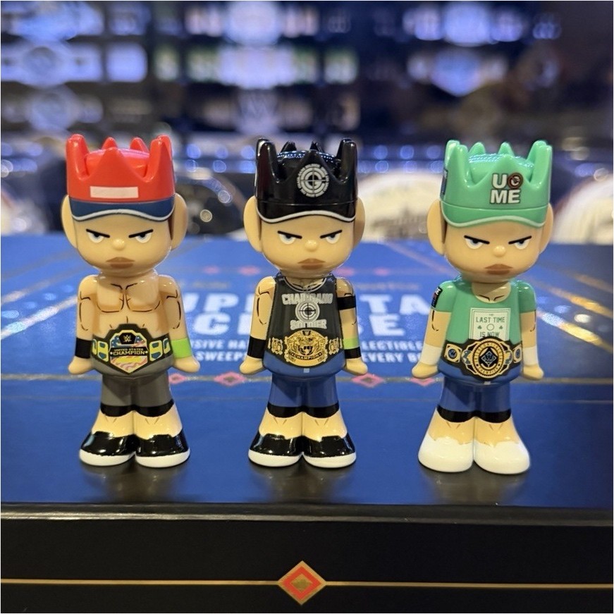 WWE Superstar Chase Lids Exclusive Ghostwrite John Cena Championship base set