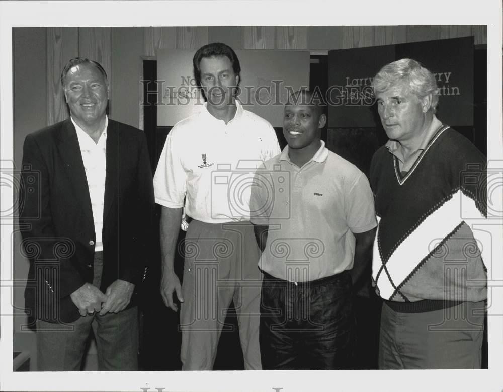 1991 Press Photo Basketball Hall of Fame Inductees Attend Press Conference