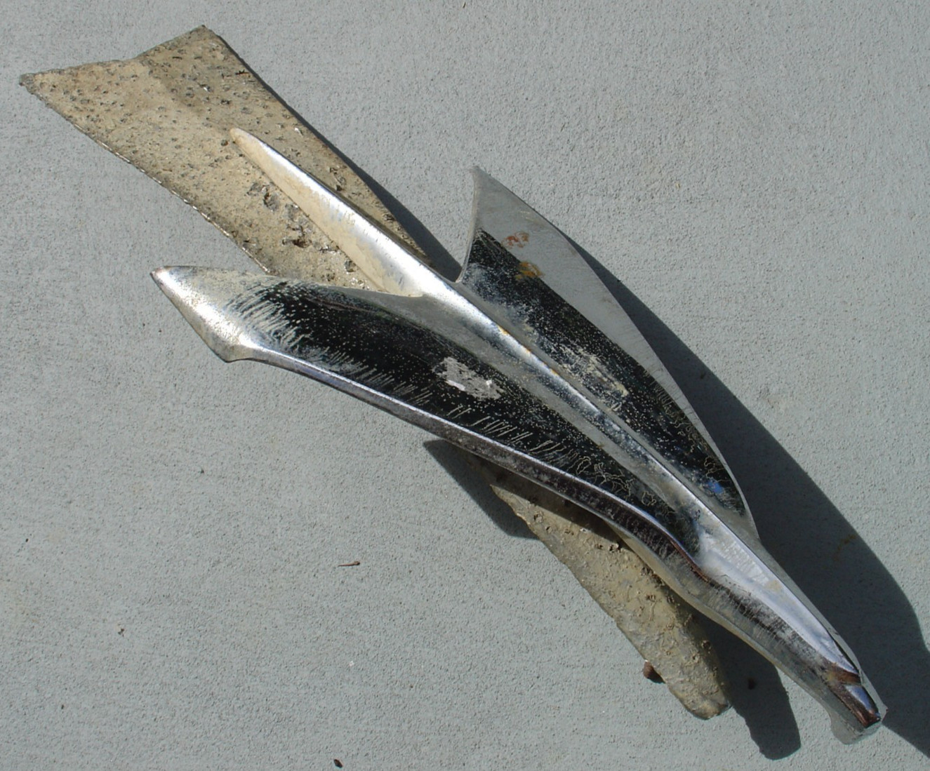 Vtg 1950s Chevrolet Truck Accessory Hood Ornament Flying Eagle Falcon forRestore