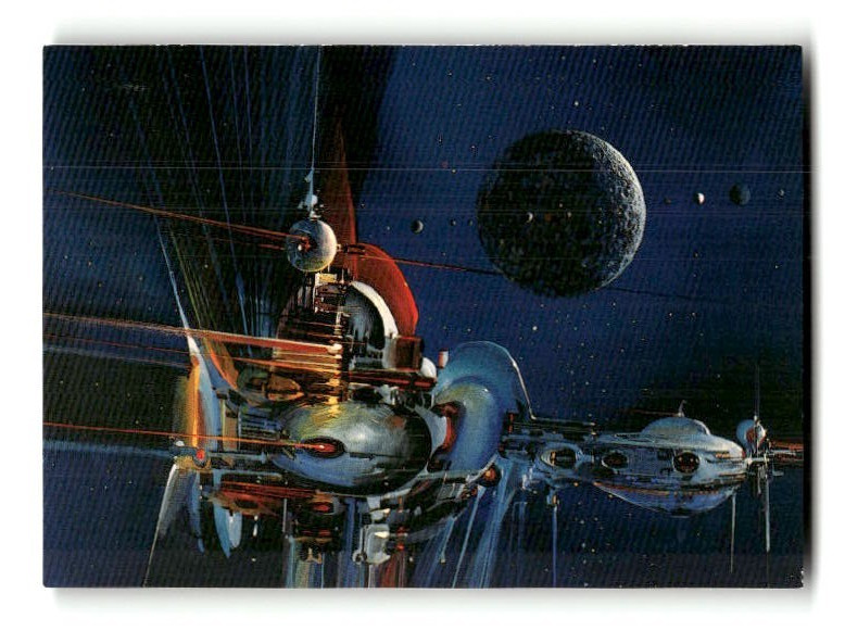 John Berkey Series Two Fantasy Art Trading Cards #69 Yawl