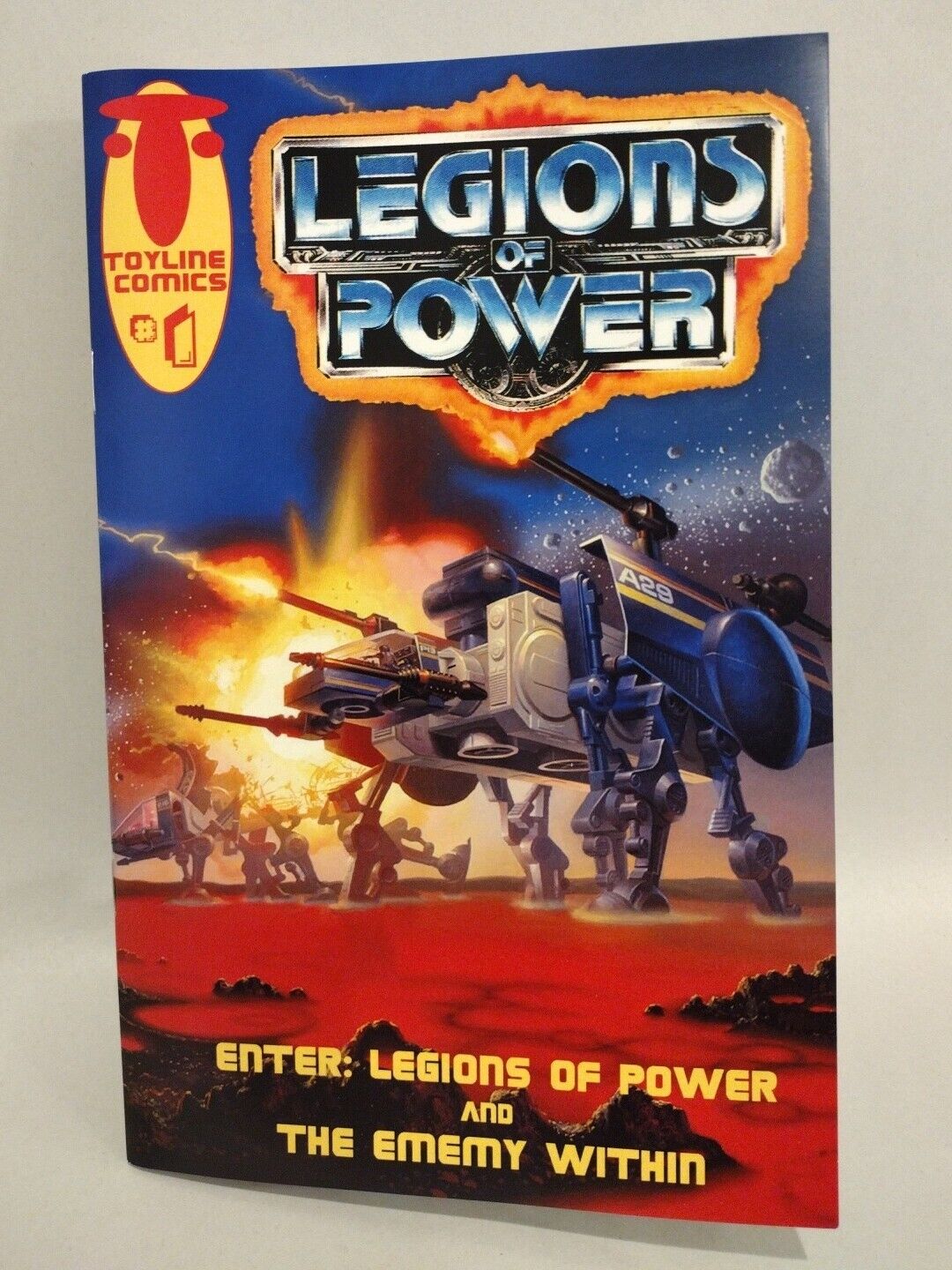 Legions Of Power #1 Action Figure Reprint Comic Enemy Within Bill Fugate New NM