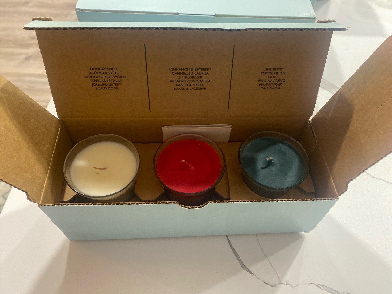 PartyLite One Box 3 Jar Candles 3x2.5