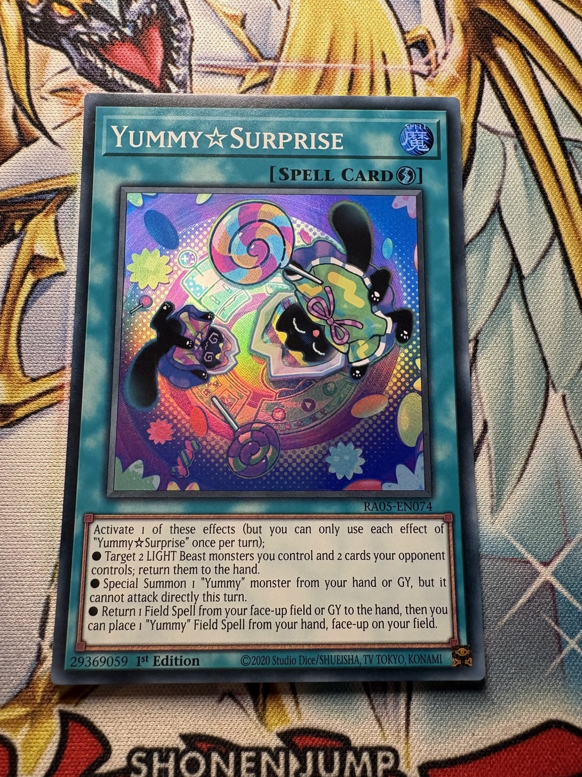 Yugioh Yummy☆Surprise Super Rare - RA05-EN074 1st Edition - English