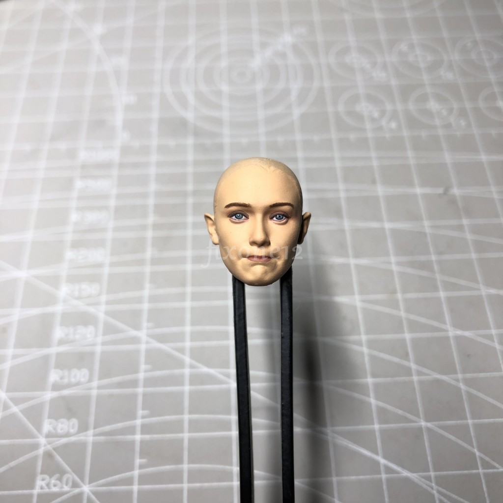 Painted 1/18 1/12 1/10 Elizabeth Olsen Wanda Head Sculpt fit 3.75\