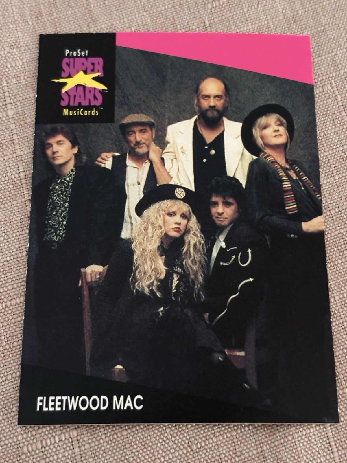 1991 Pro Set SuperStars MusiCards #176 Mick Fleetwood Mac Stevie Nicks Rumors
