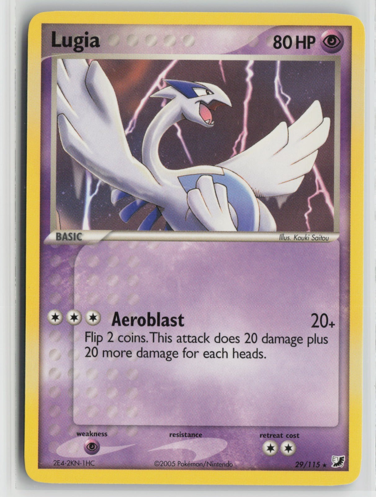 Lugia Rare UF 29/115 NM