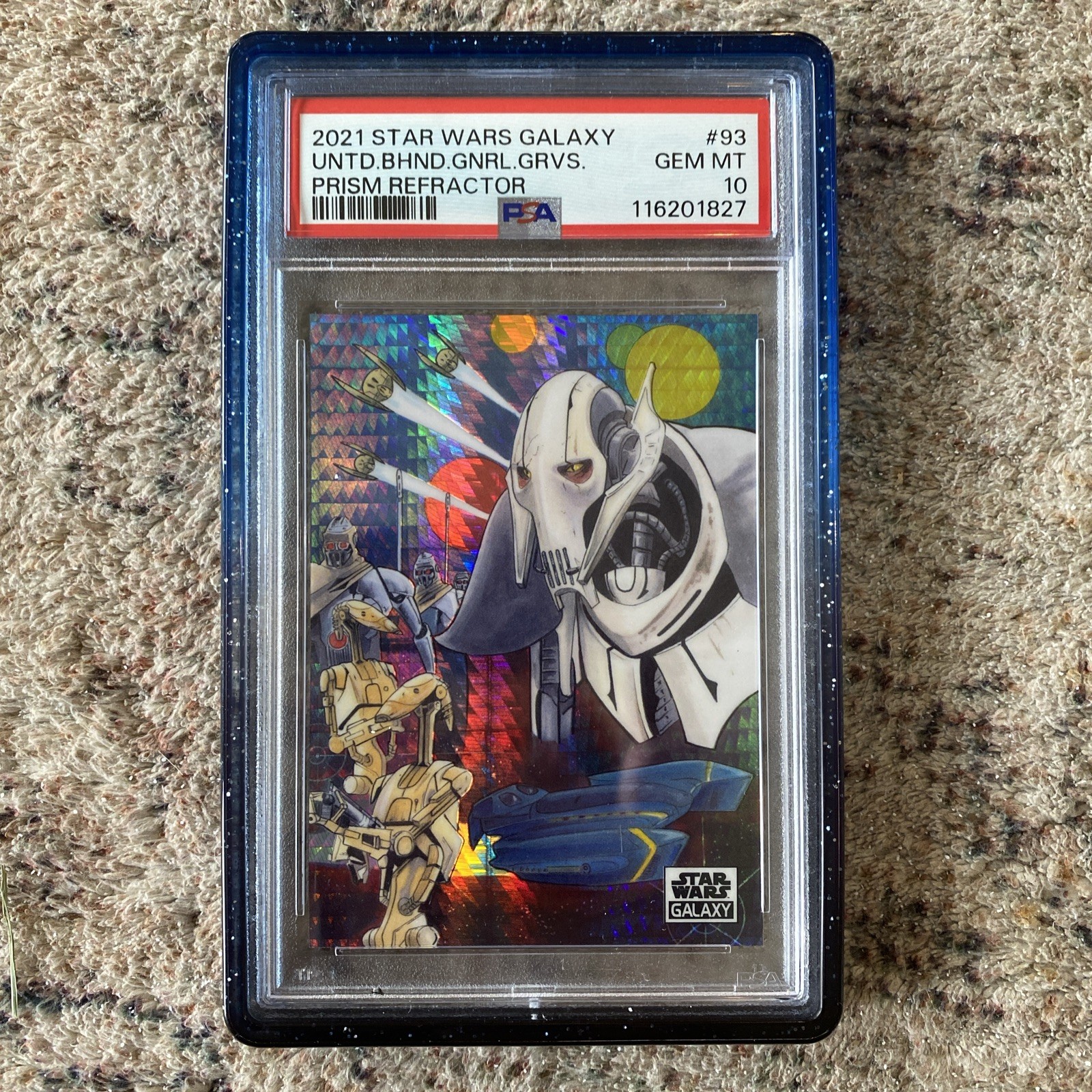 United Behind General Grievous 2021 Topps Chrome Star Wars Galaxy #93 Prism /75