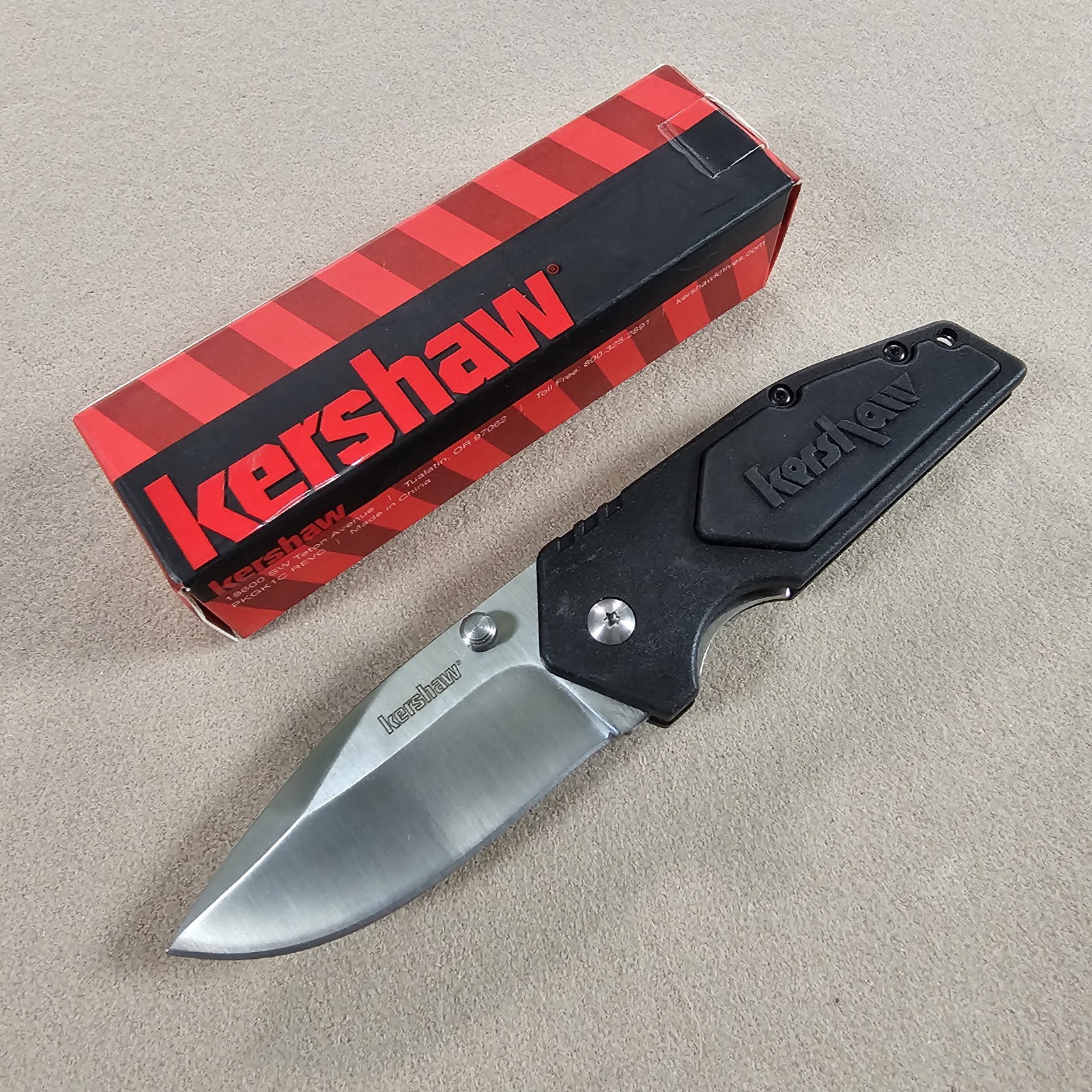 KERSHAW 1446 3/4 Three Quarter TON Folding Liner Lock Pocket Knife - NEW in Box KERSHAW 1446 3/4 Three Quarter TON Folding Liner Lock Pocket Knife - NEW in Box