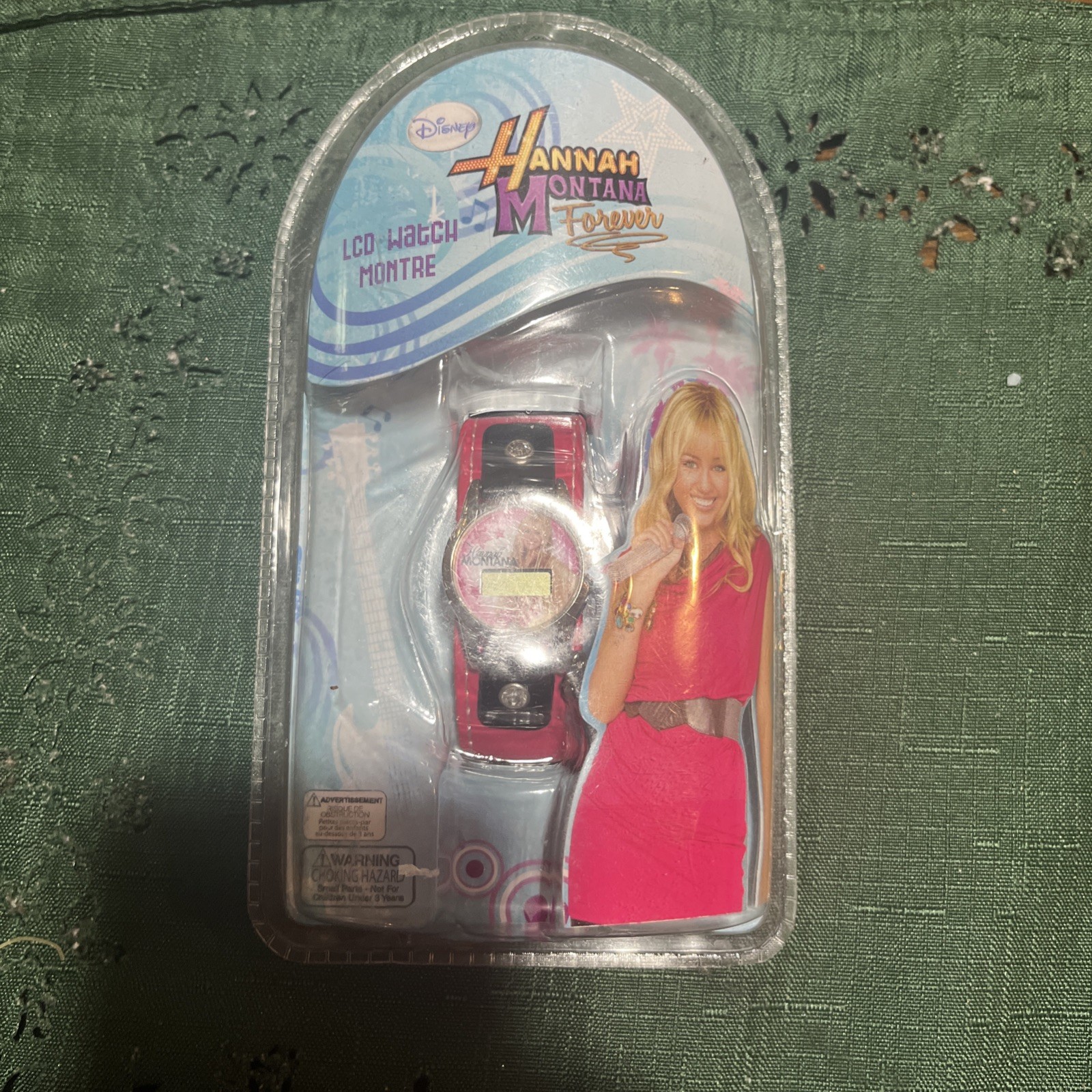 Disney Hannah Montana forever LCD watch NIB Pink Miley Cyrus
