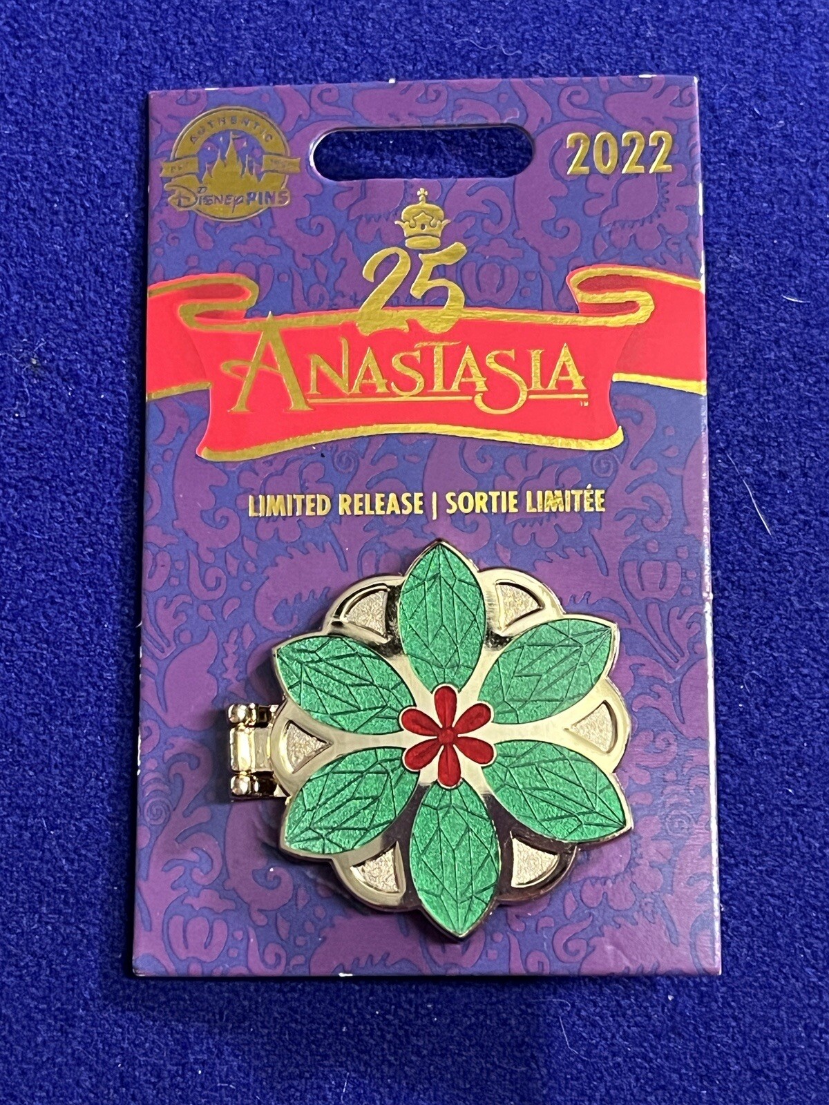 Disney Parks Anastasia 25th Anniversary Pin LIMITED EDITION NEW