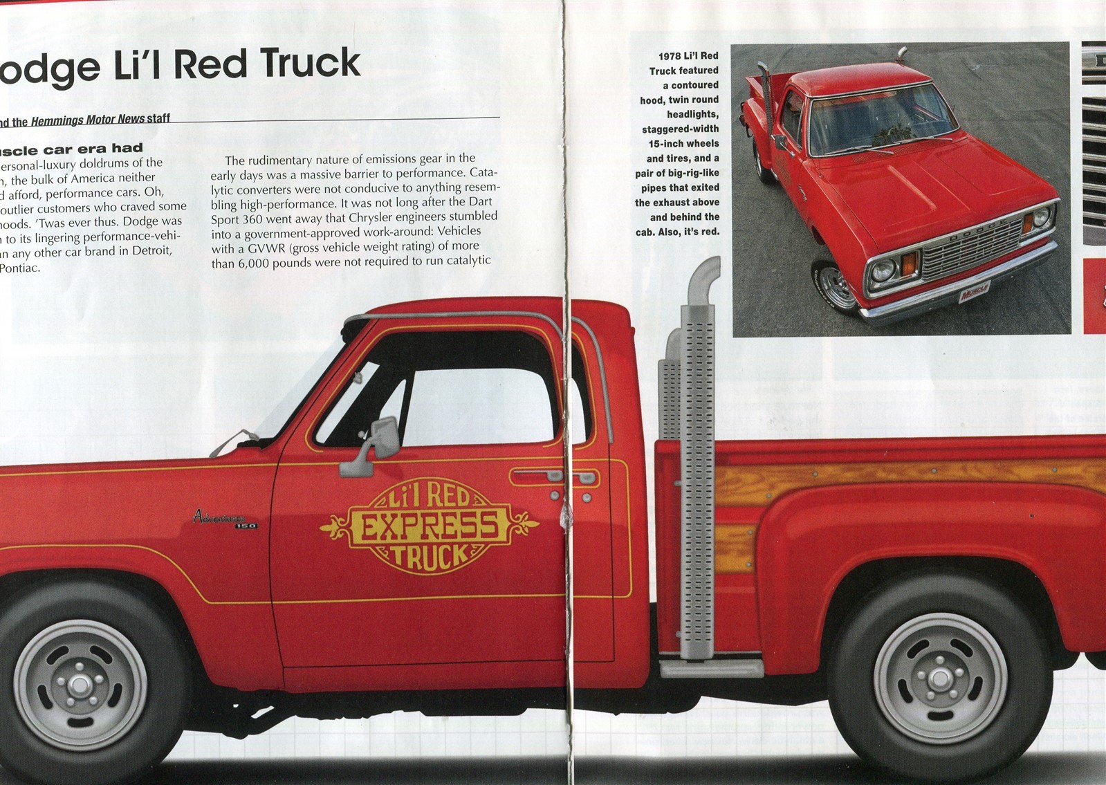 1978 -1979 DODGE Li\'L RED TRUCK BUYERS GUIDE ARTICLE ADVENTURER