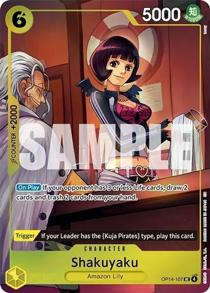 Shakuyaku OP14-107 One Piece Promotion Cards One Piece Foil NM