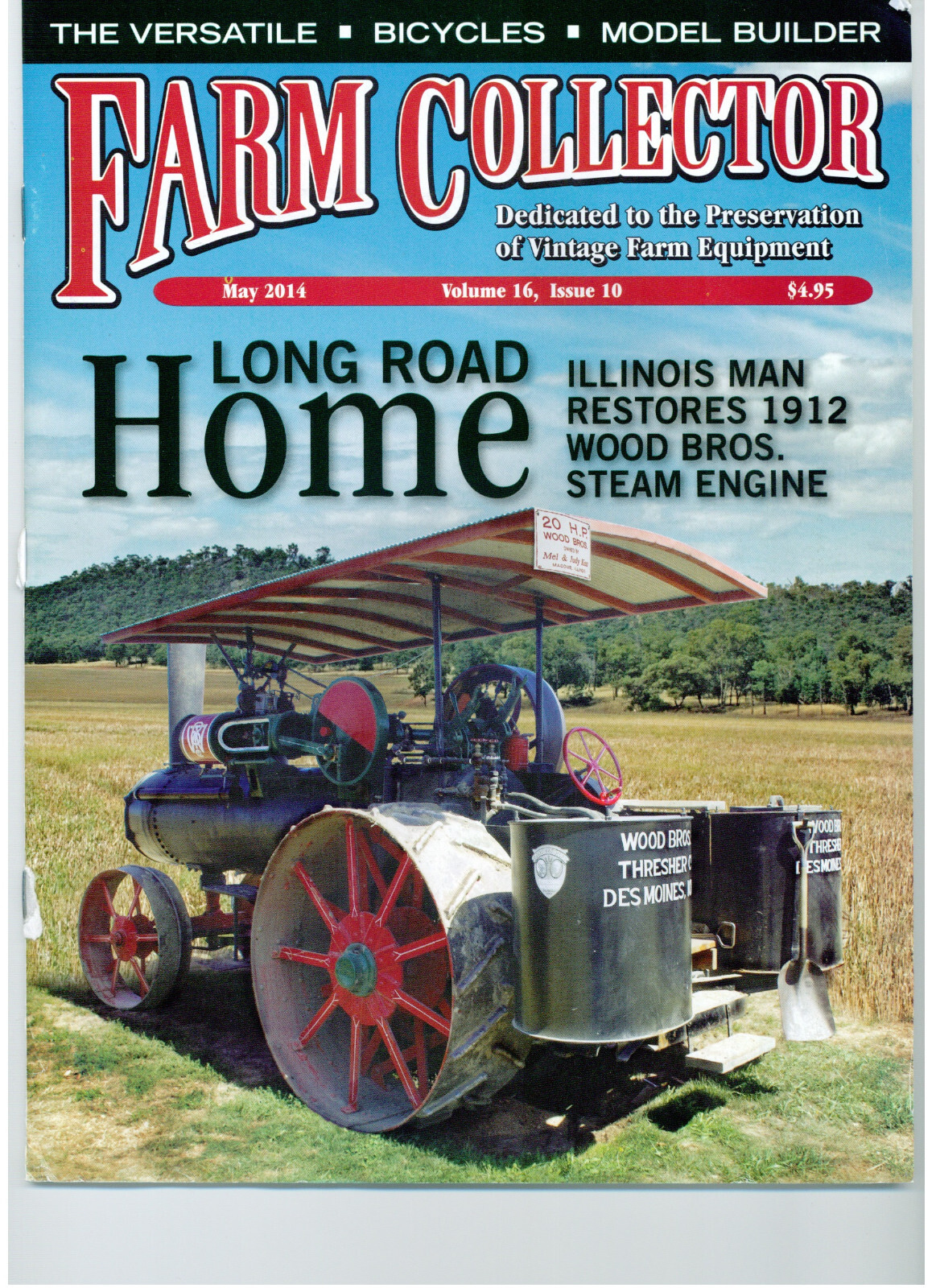 Versatile Tractor Big Roy, Wood Bros Steam Engine, Antique Bicycles, Farm buildi