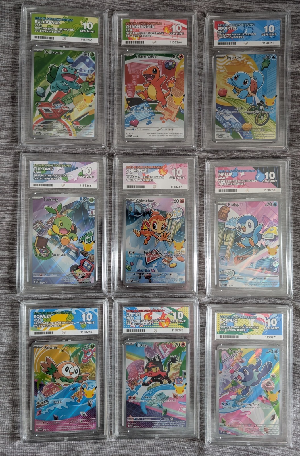 First Partner Collection Series 1 *Sequential* Full Set ALL ACE 10