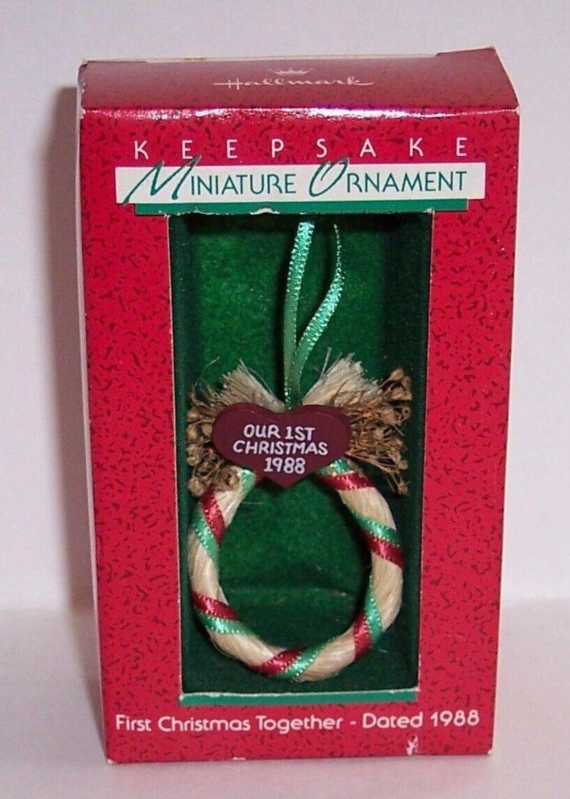 Assorted Hallmark Miniature Ornaments 1988 - 2010 Prices $4.00 to $6.00 YOU PICK