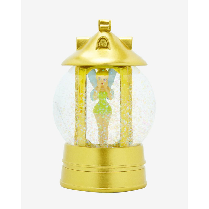 Disney Peter Pan Tinker Bell Lantern Snow Globe NWT New