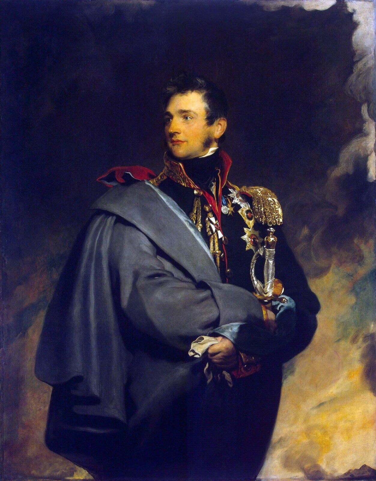 Oil painting Portrait-of-Count-Mikhail-S.-Vorontsov-1782-1856-Thomas-Lawrence-Oi