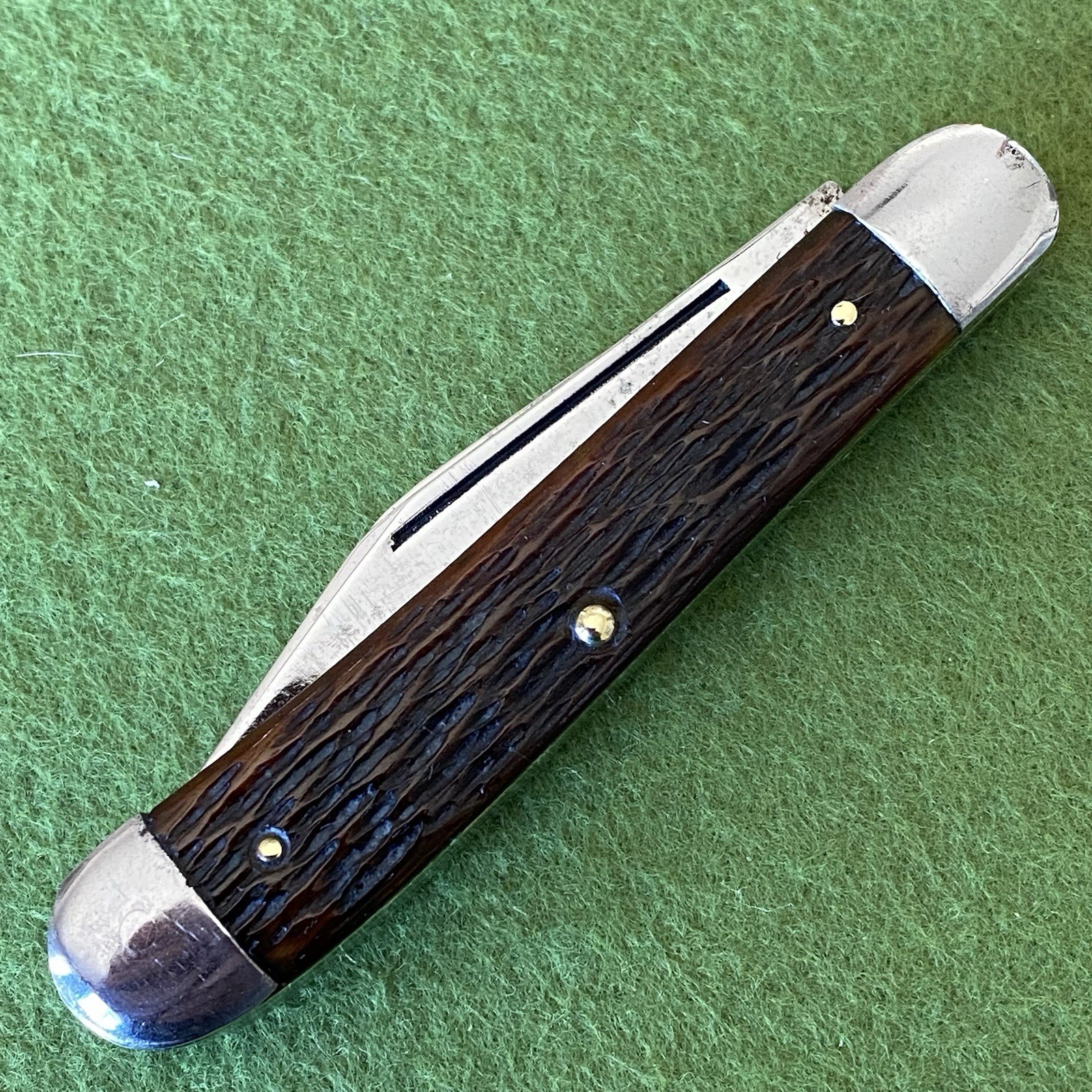 Old Vintage Utica Fancy Stockman Folding Pocket Knife Old Vintage Utica Fancy Stockman Folding Pocket Knife