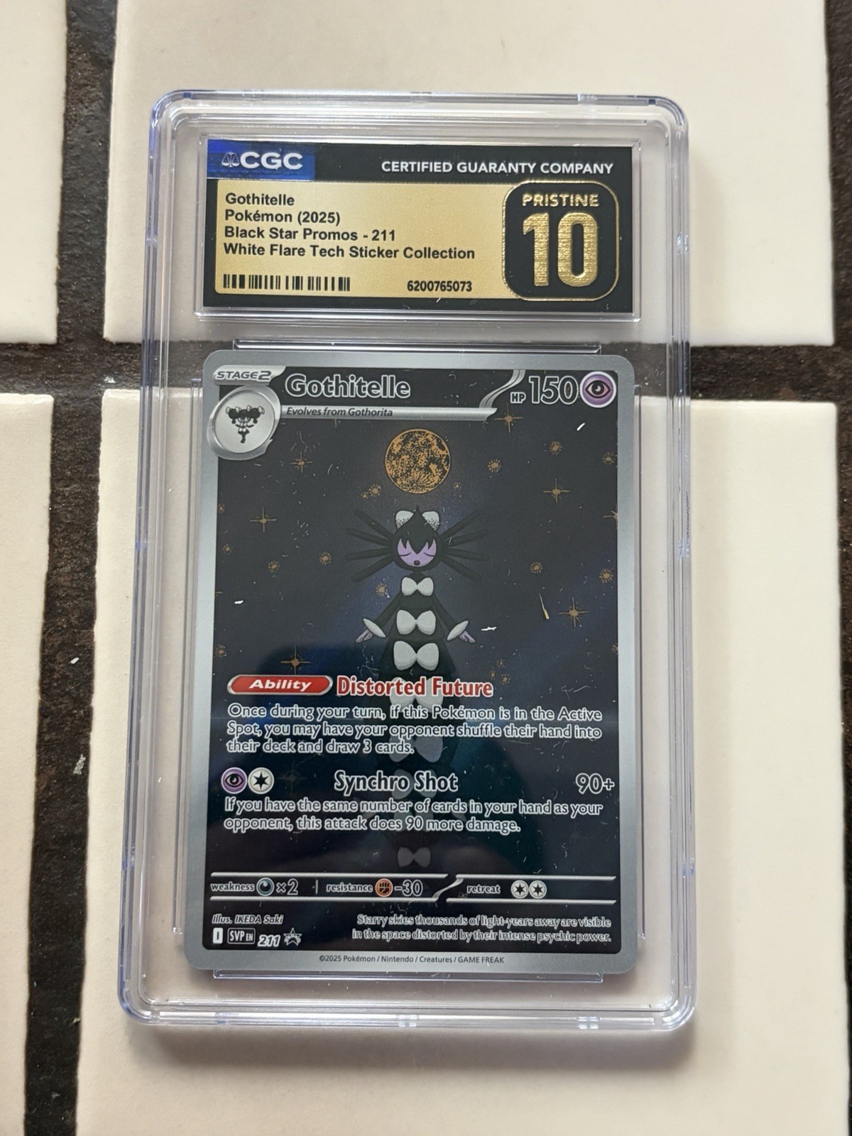 2025 POKÉMON ENGLISH BLACK STAR PROMOS #211 GOTHITELLE CGC 10 PRISTINE 2025 POKÉMON ENGLISH BLACK STAR PROMOS #211 GOTHITELLE CGC 10 PRISTINE
