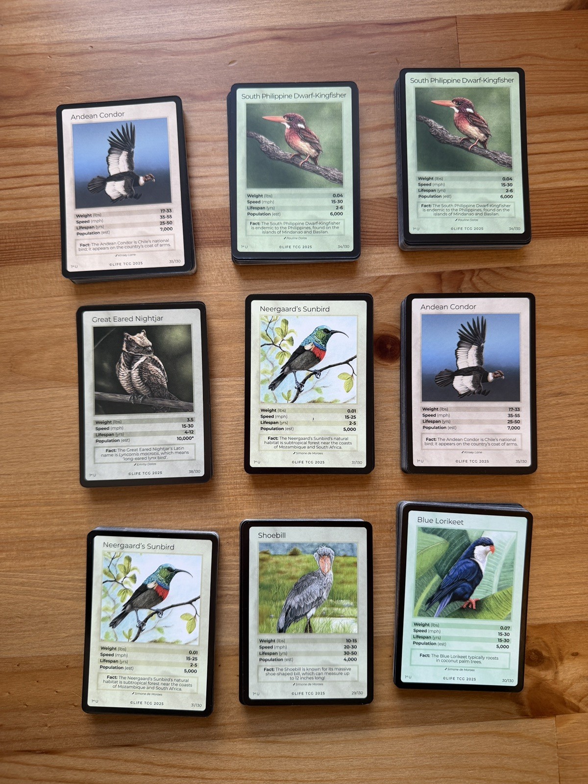Life TCG Birds 20 Random Unique Uncommon/Common Lot. See Photos and Description Life TCG Birds 20 Random Unique Uncommon/Common Lot. See Photos and Description