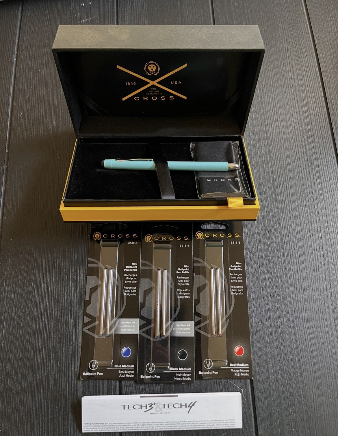 Cross Tech3+ Chrome Multifunctional Pen