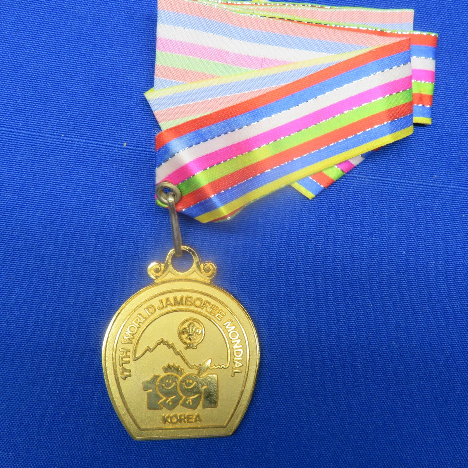 Boy Scout 1991 17th World Jamboree Mondial Award Medal Korea 267C3
