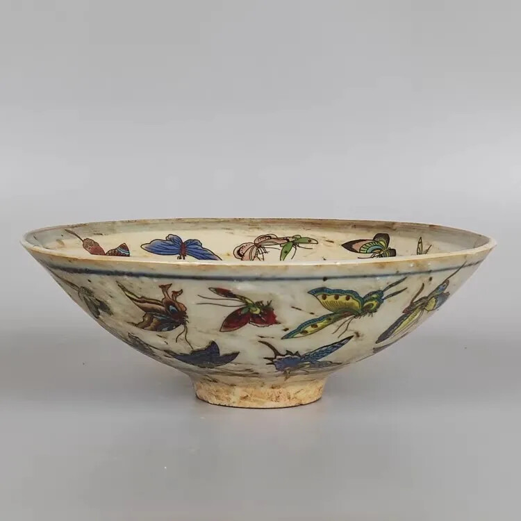 Handmade Imitate Antiquity Ceramic Bowl Boutique Collect Ornaments Retro