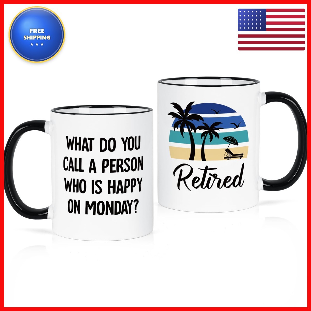YHRJWN Retirement Gifts Men Women, Retirement Gift Woman, Retired Mug, Funny