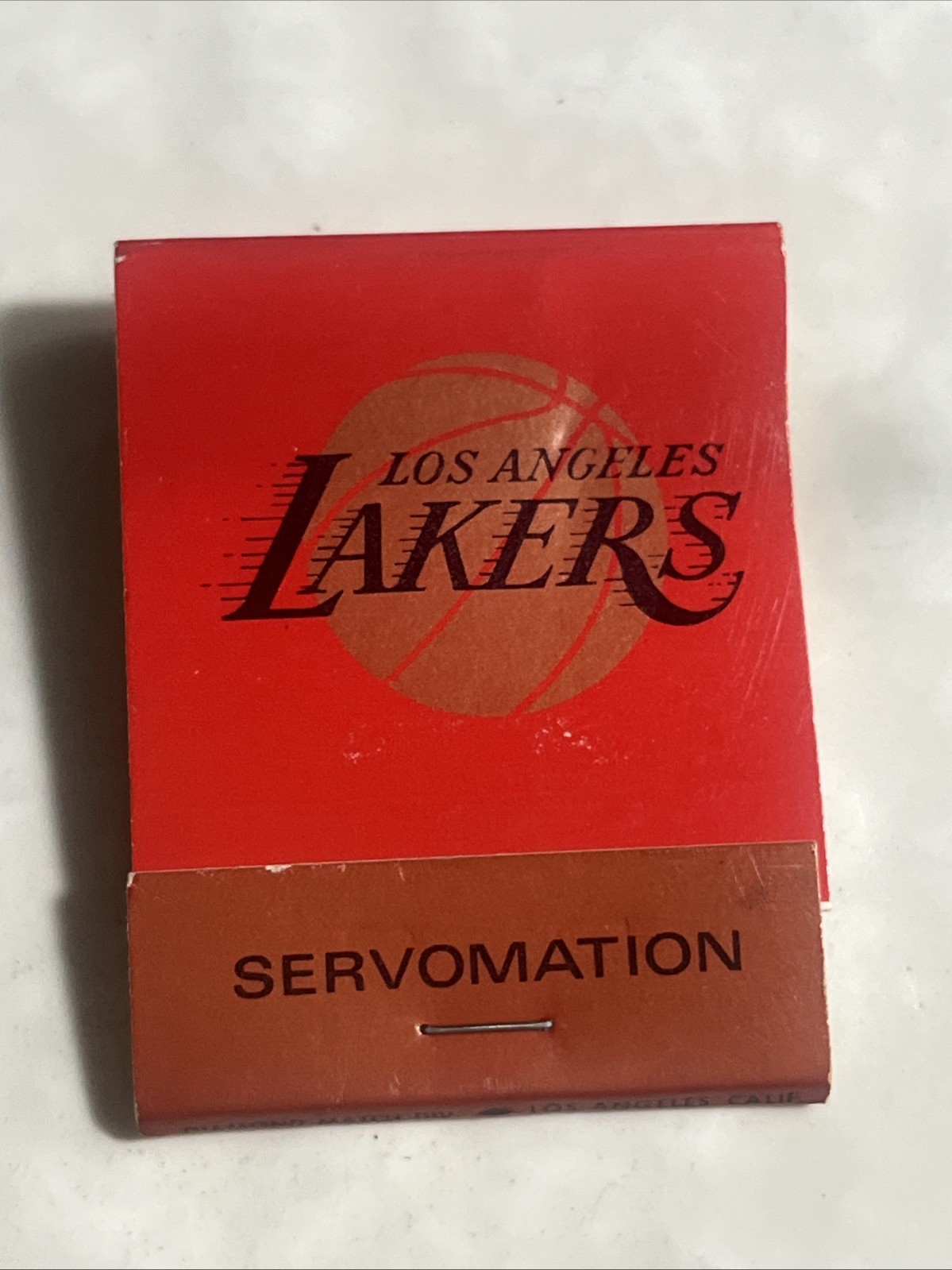 Vintage LOS ANGELES LAKERS/ KINGS SERVOMATION ADVERTISING SERVOMATION MATCHBOOK