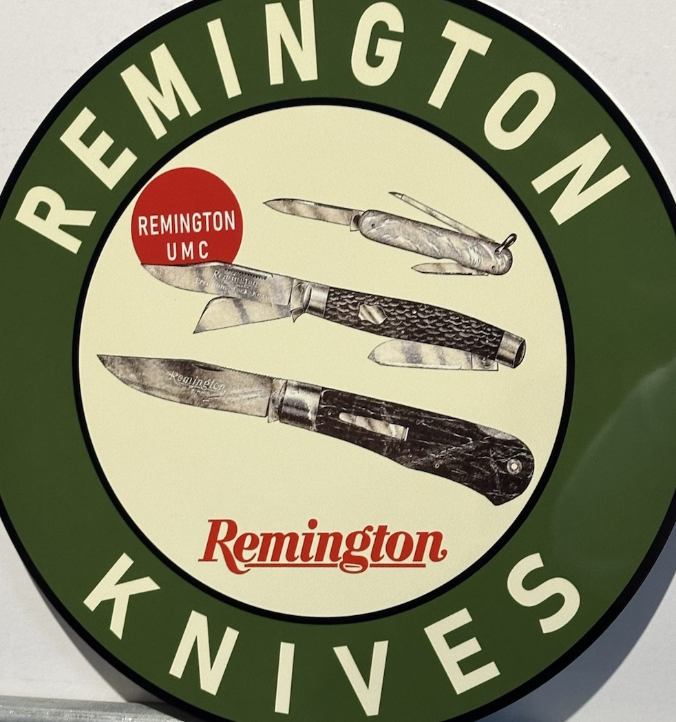 Vintage Style Remington  Knives Umc Hunting  US Metal Quality Sign