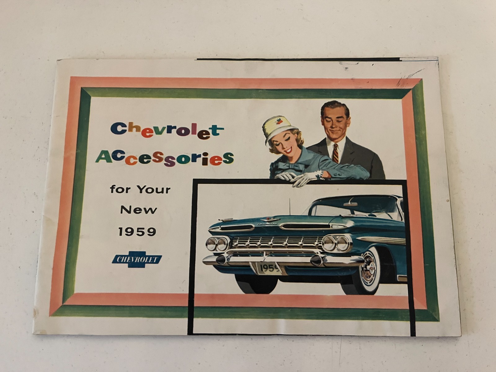 Original 1959 Chevrolet Accessories Sales Brochure Booklet