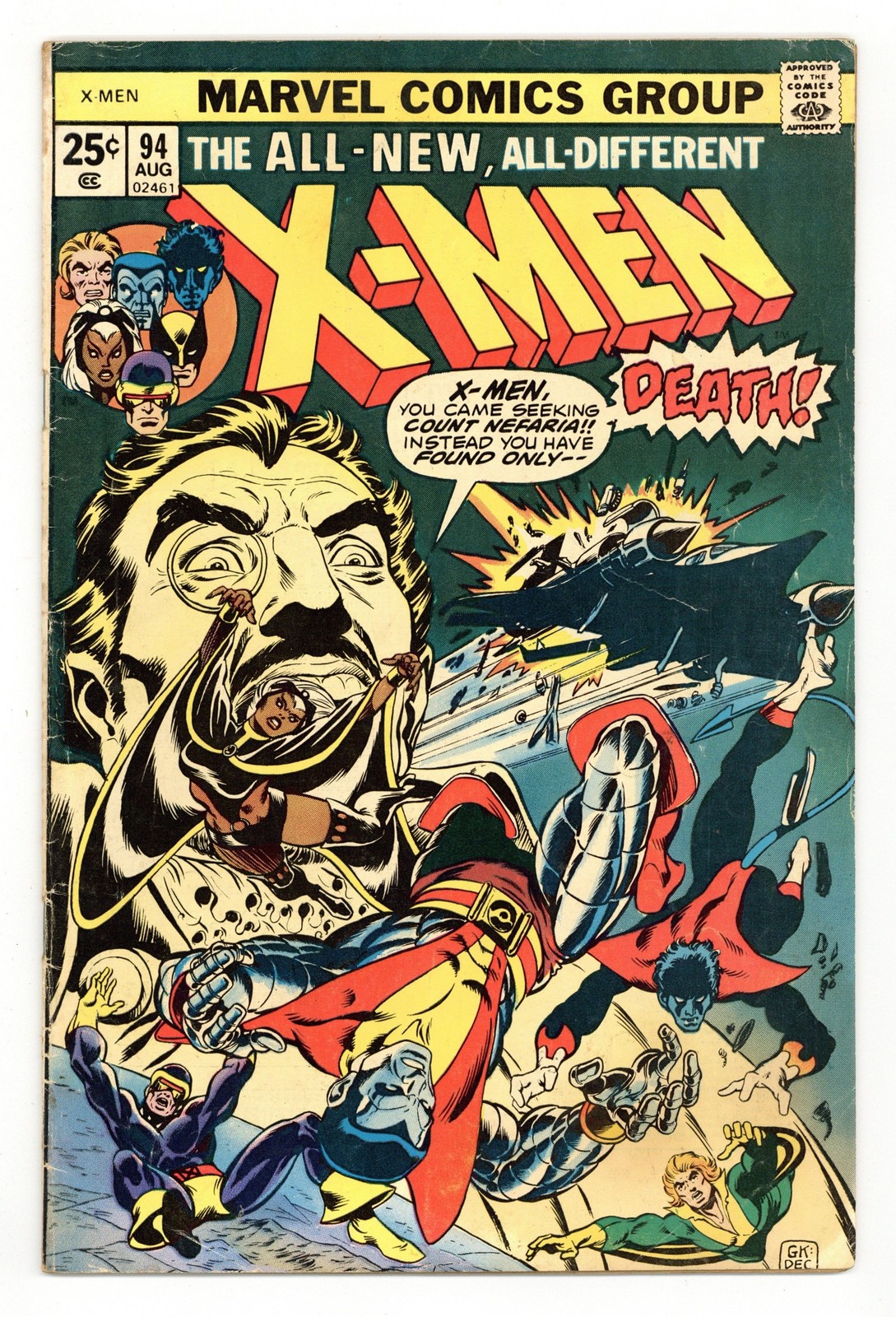 Uncanny X-Men #94 GD+ 2.5 1975