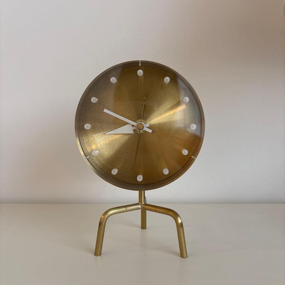 Vitra Tripod Clock George Nelson Mid Century Modern MCM Desk Table Clock Japan