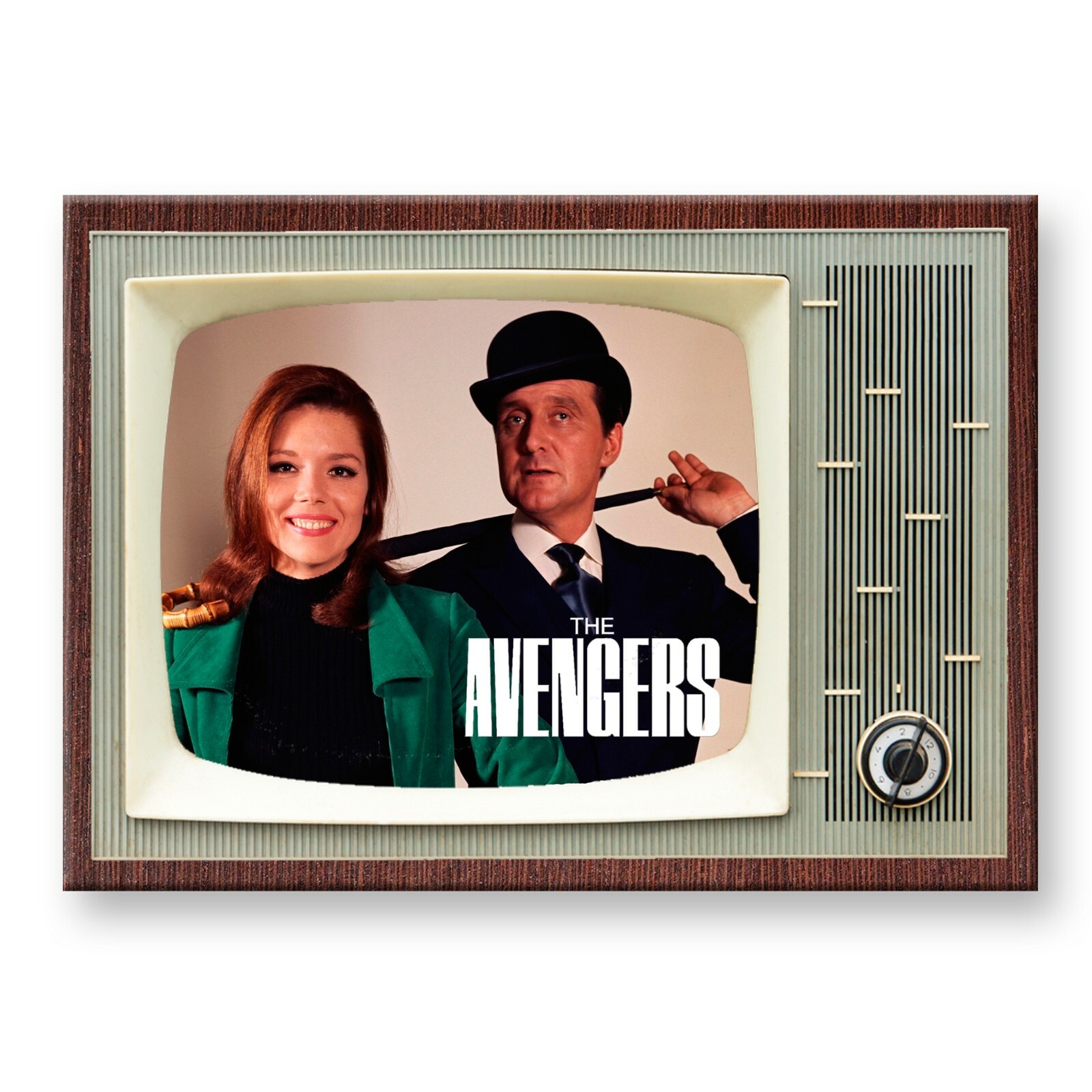 THE AVENGERS TV Show Classic TV 3.5 inches x 2.5 inches FRIDGE MAGNET THE AVENGERS TV Show Classic TV 3.5 inches x 2.5 inches FRIDGE MAGNET