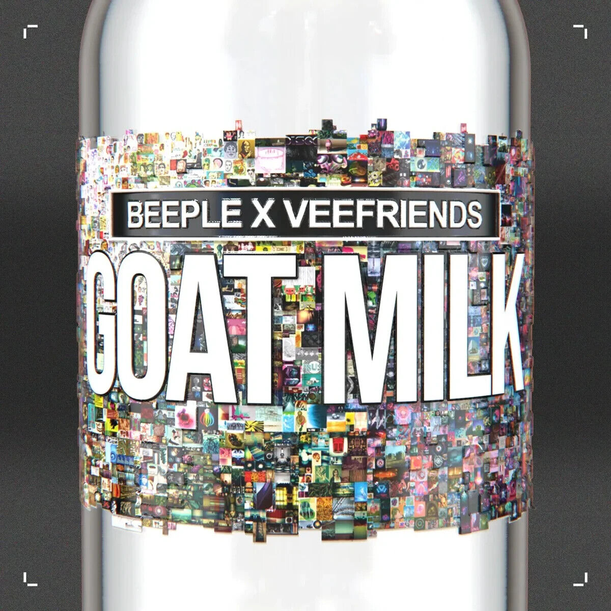 Beeple x Veefriends - GOAT MILK Gift Goat Bottle Veefriend Collectible Gary Vee