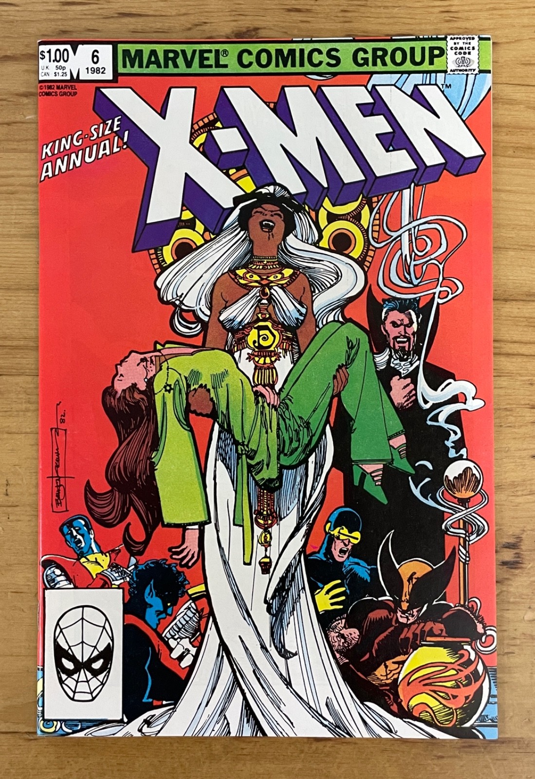 THE X-MEN ANNUAL #6 ~ MARVEL COMICS 1982 NM THE X-MEN ANNUAL #6 ~ MARVEL COMICS 1982 NM