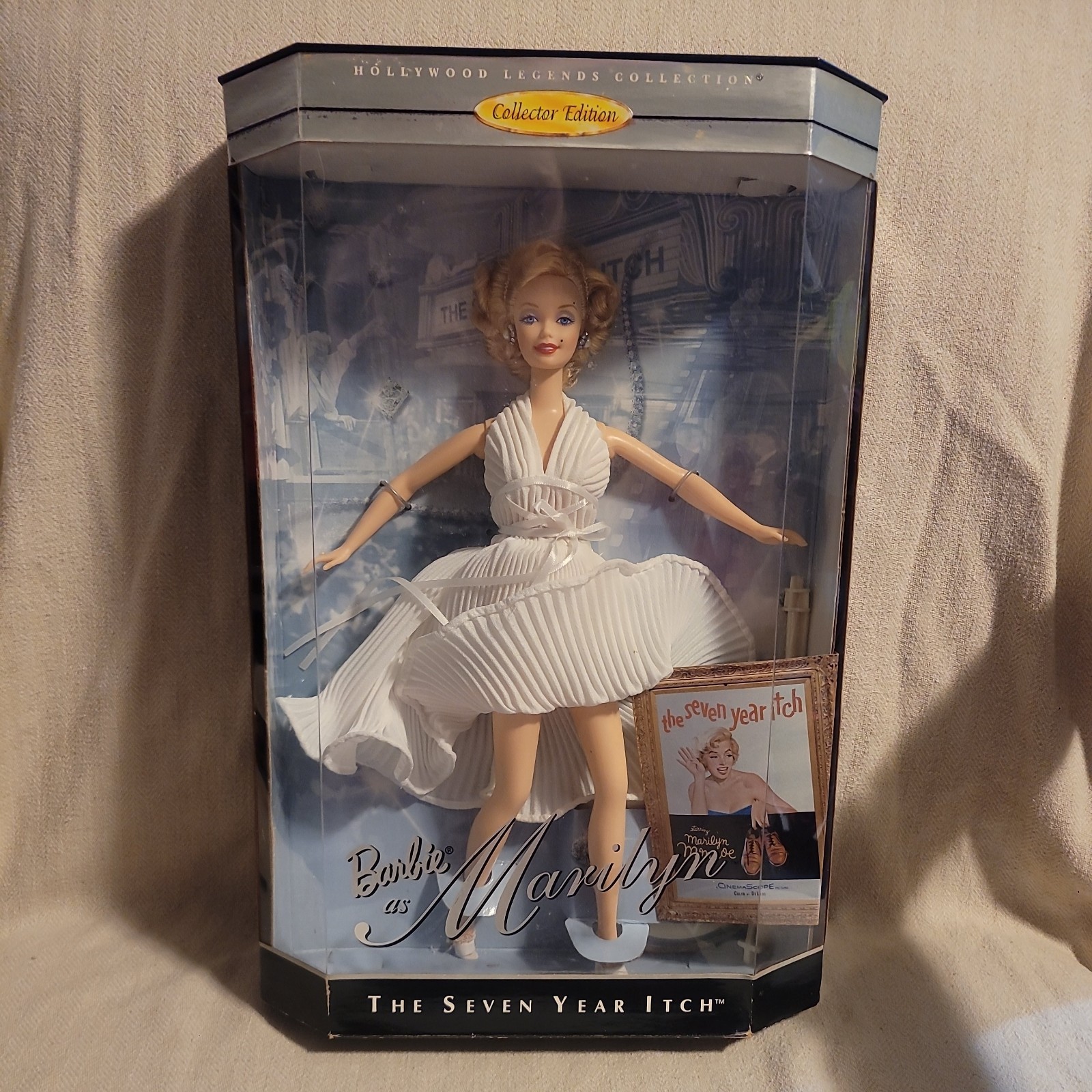 Mattel Barbie as Marilyn Monroe Doll The 7 Year Itch Collector's Edition 1997 Mattel Barbie as Marilyn Monroe Doll The 7 Year Itch Collector's Edition 1997