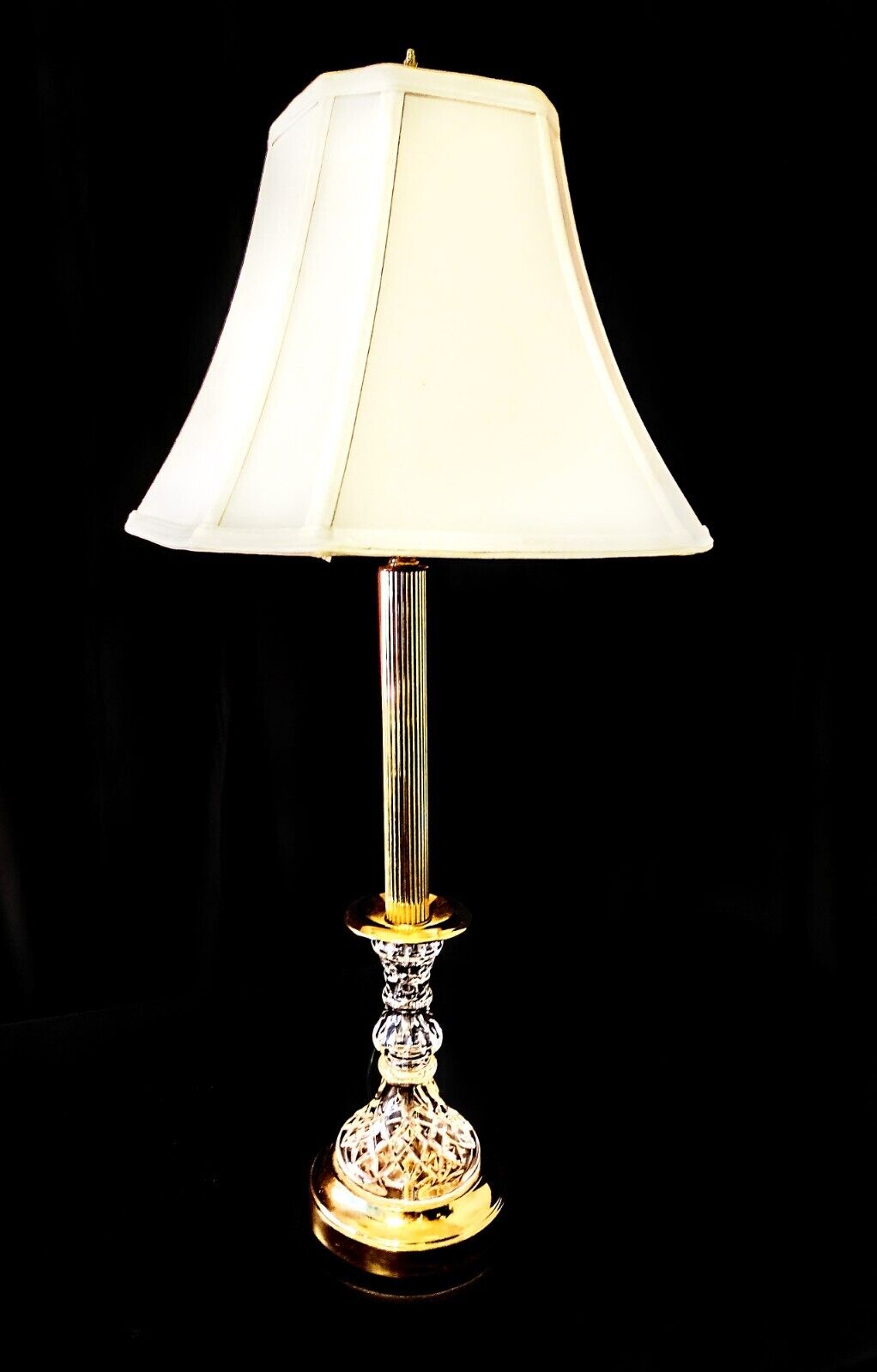 Waterford Alana Fine Cut Crystal Large Buffet Lamp -Brand New With Tags