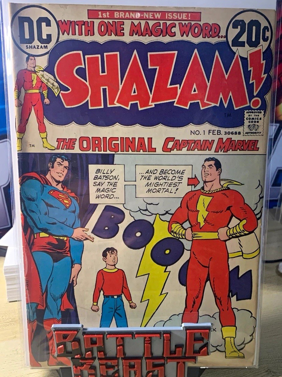 DC Comics Shazam #1 (Feb 1973) Bronze Age First Issue Superman Shazam