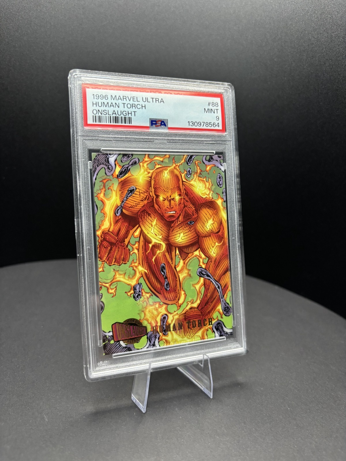 HUMAN TORCH 1996 Marvel Ultra Onslaught #88 MINT PSA 9 *POP 1* - FRESHLY GRADED